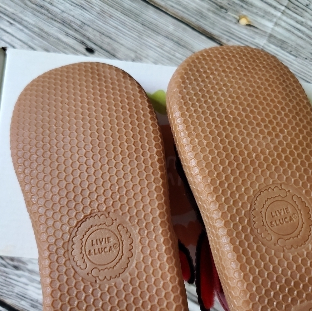 Livie and Luca Ruche Mary Jane Shoes No Box Pink Guava Shimmer - Picture 7 of 7